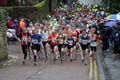Start of the The Ronnie Walker Saltwell 10k Road Race.